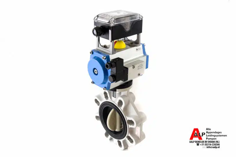 FIP – Pneum. industriële vlinderklep – FK DN40 – DN300